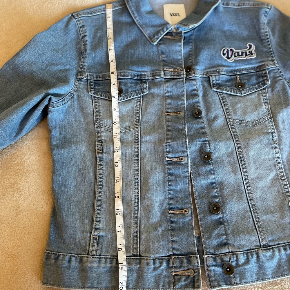 Vans Kids Button Down Jean Jacket - Size M - Picture 11 of 12